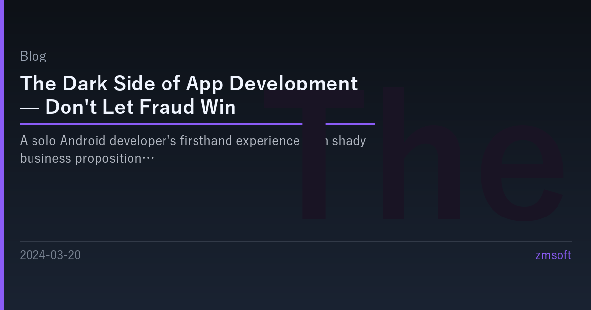 La face cachée du développement d'applications — Ne laissez pas la fraude gagner