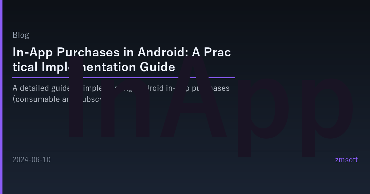 Achats intégrés Android : Guide d'implémentation